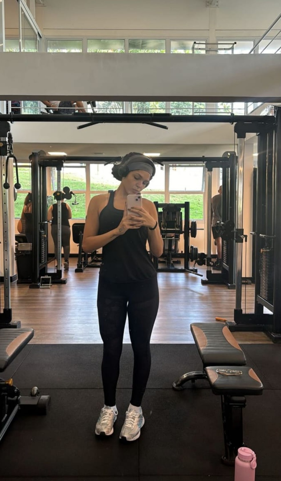 Aysha aproveitou o feriado para se exercitar — Foto: Reprodução Instagram