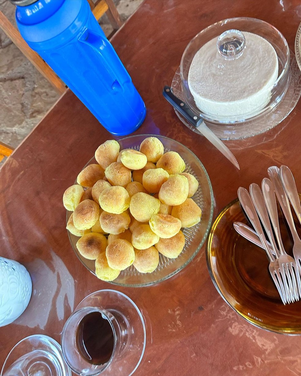 Rafa Kalimann posta foto de café e pão de queijo — Foto: Reprodução/Instagram