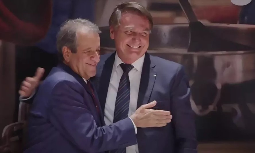 Valdemar Costa Neto e Jair Bolsonaro