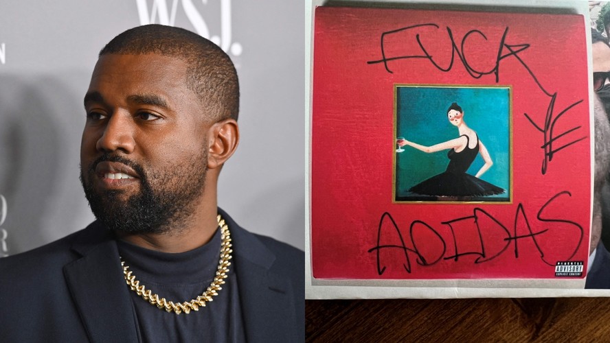 Rapper Kanye West assina ofensa contra Adidas e albúm se torna peça de venda em leilão