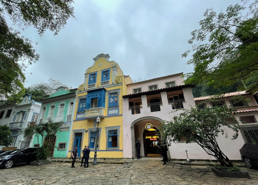 O histórico Largo do Boticário fica no Cosme Velho, na Zona Sul do Rio de Janeiro — Foto: Fábio Rossi