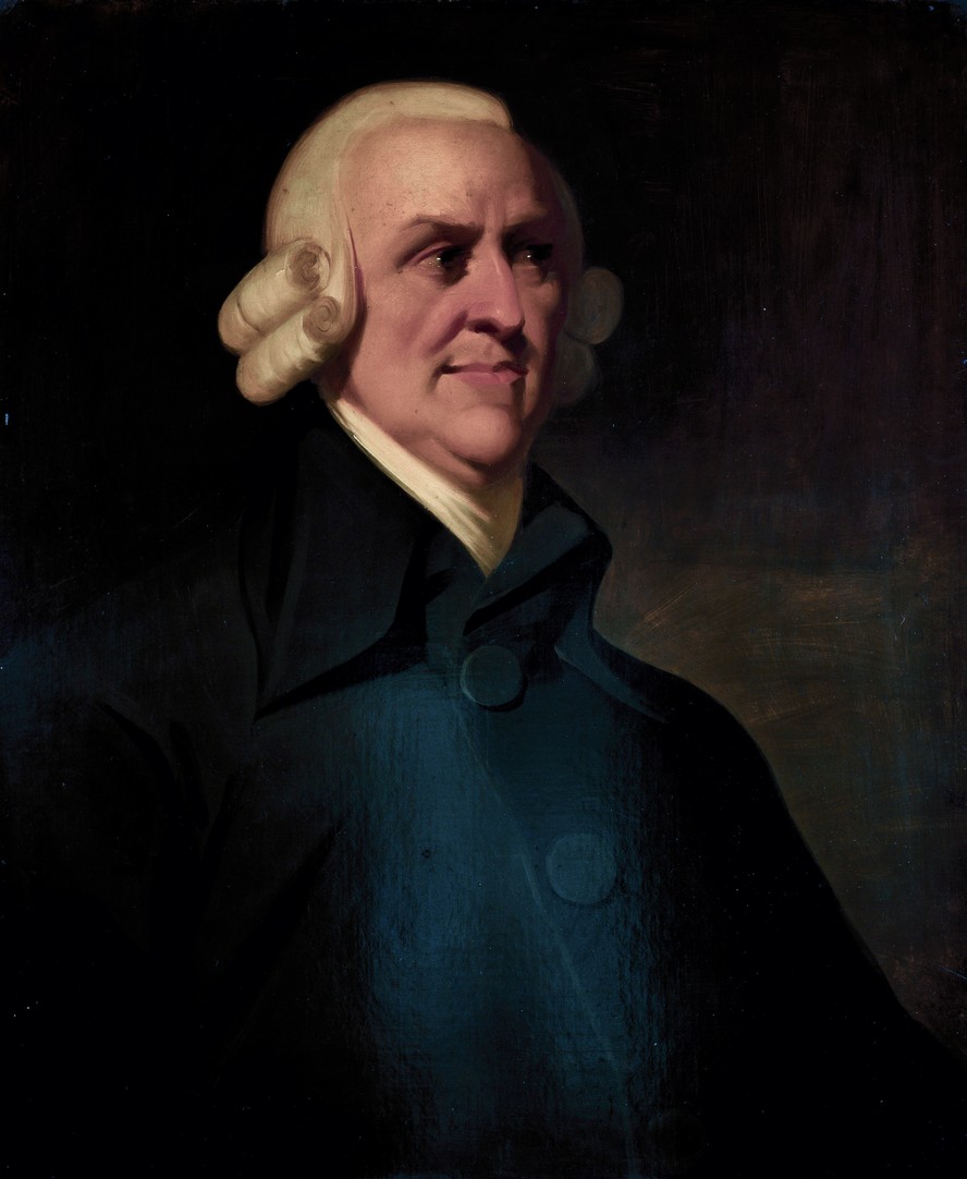 O filósofo Adam Smith, autor de 'A riqueza das nações'