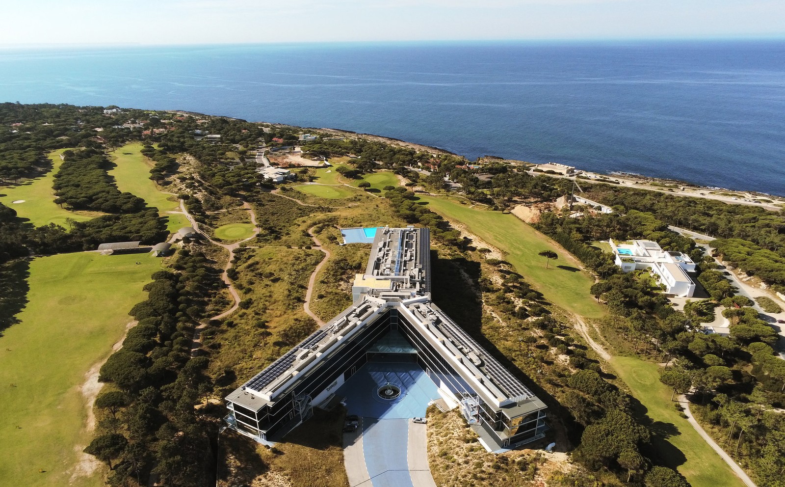 The Oitavos, em Cascais. Hotel cinco estrelas foi comprado em abril de 2024 pelo BTG por 160 milhões de euros (cerca de R$ 945,6 milhões) — Foto: Reprodução / The Oitavos