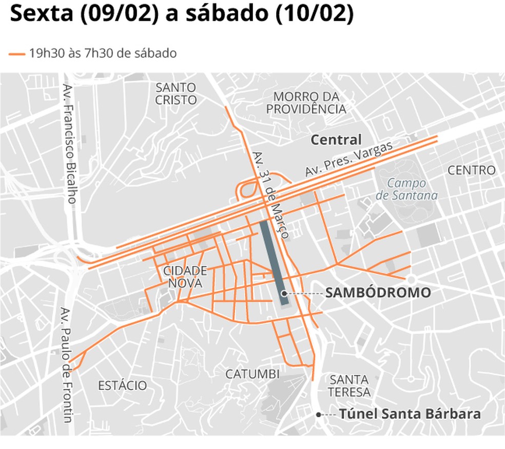 Esquema de trânsito — Foto: Editoria de Arte