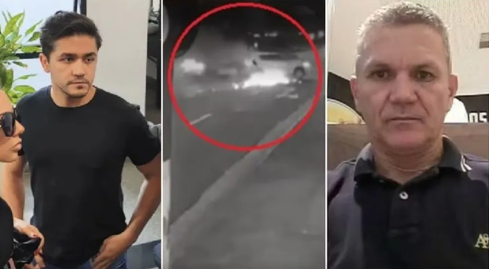 Fernando Sastre de Andrade Filho, 24 anos, dirigia o Porsche do pai e matou o motorista de aplicativo Orlando Viana — Foto: Reprodução de montagem G1