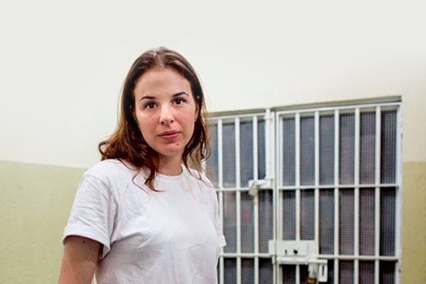 Suzane von Richthofen em 2018, durante cumprimento da pena, na Penitenciária Santa Maria Eufrásia Pelletier, em Tremembé, SP — Foto: Reprodução
