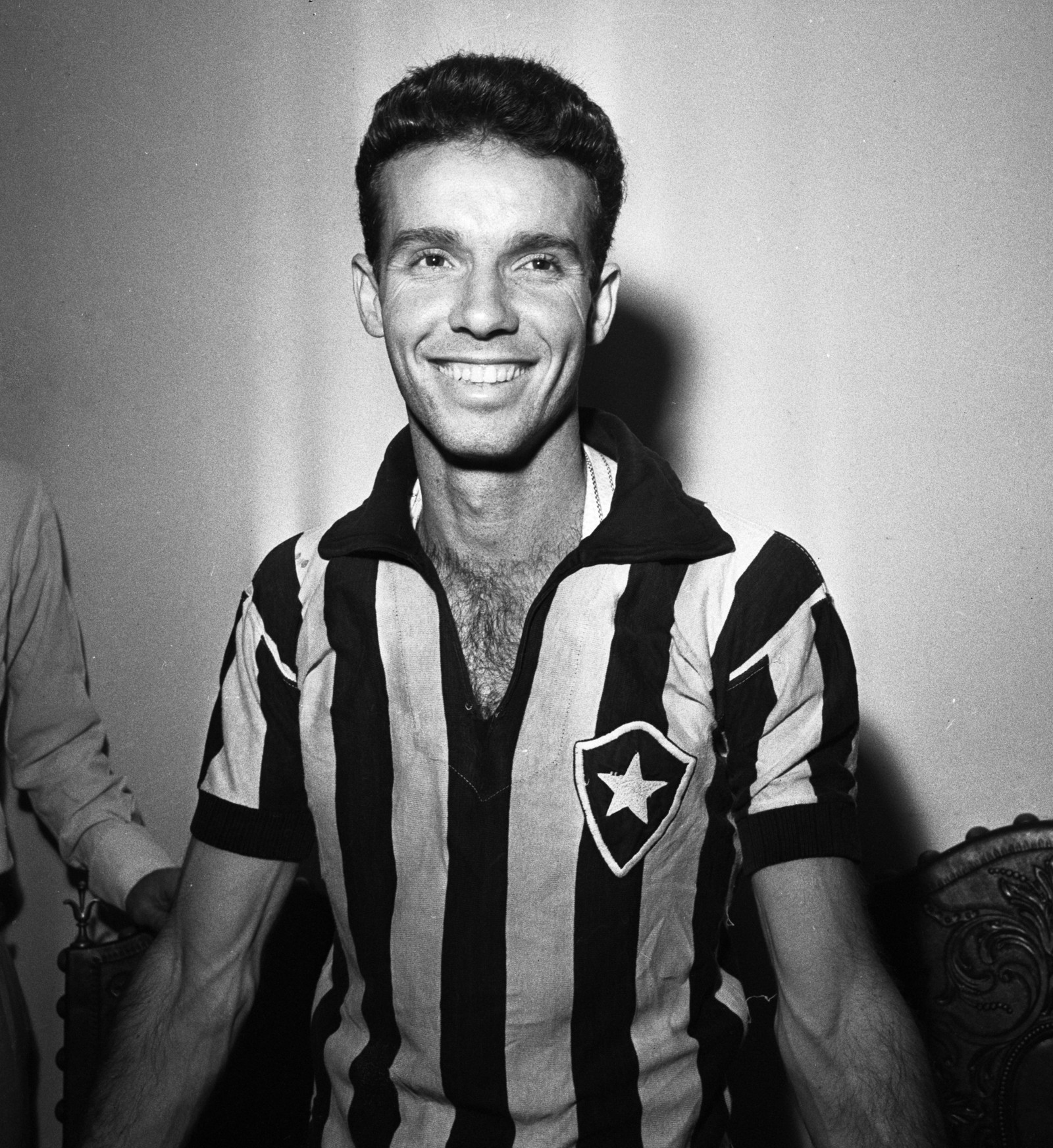 Zagallo quando atleta do Botafogo — Foto: Arquivo O Globo