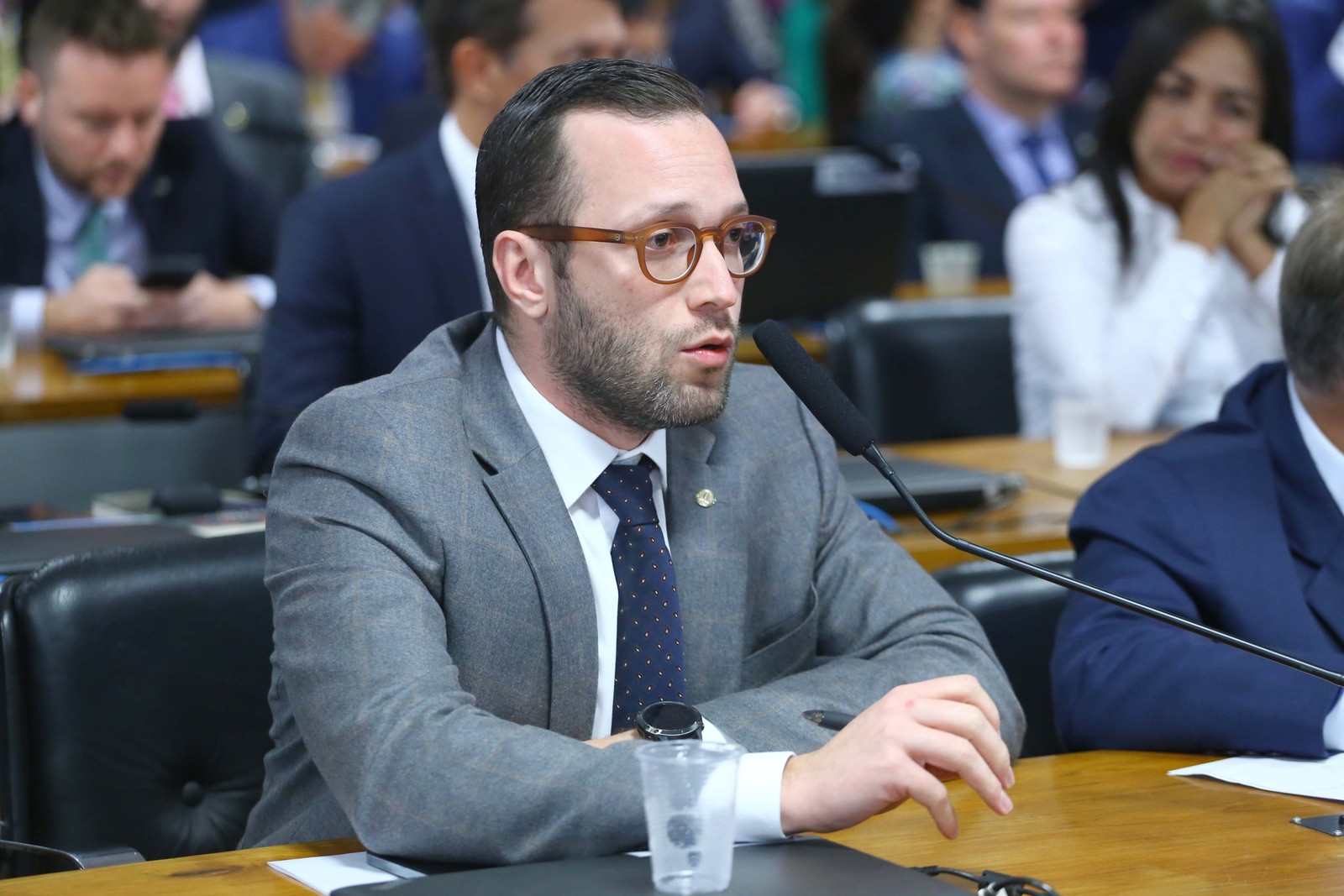 O deputado Filipe Barros (PL-PR) é um dos deputados da CPI. Foto Vinicius Loures/Câmara dos Deputados