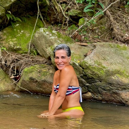 Gloria Pires leva estilo de vida saudável — Foto: Reprodução Instagram