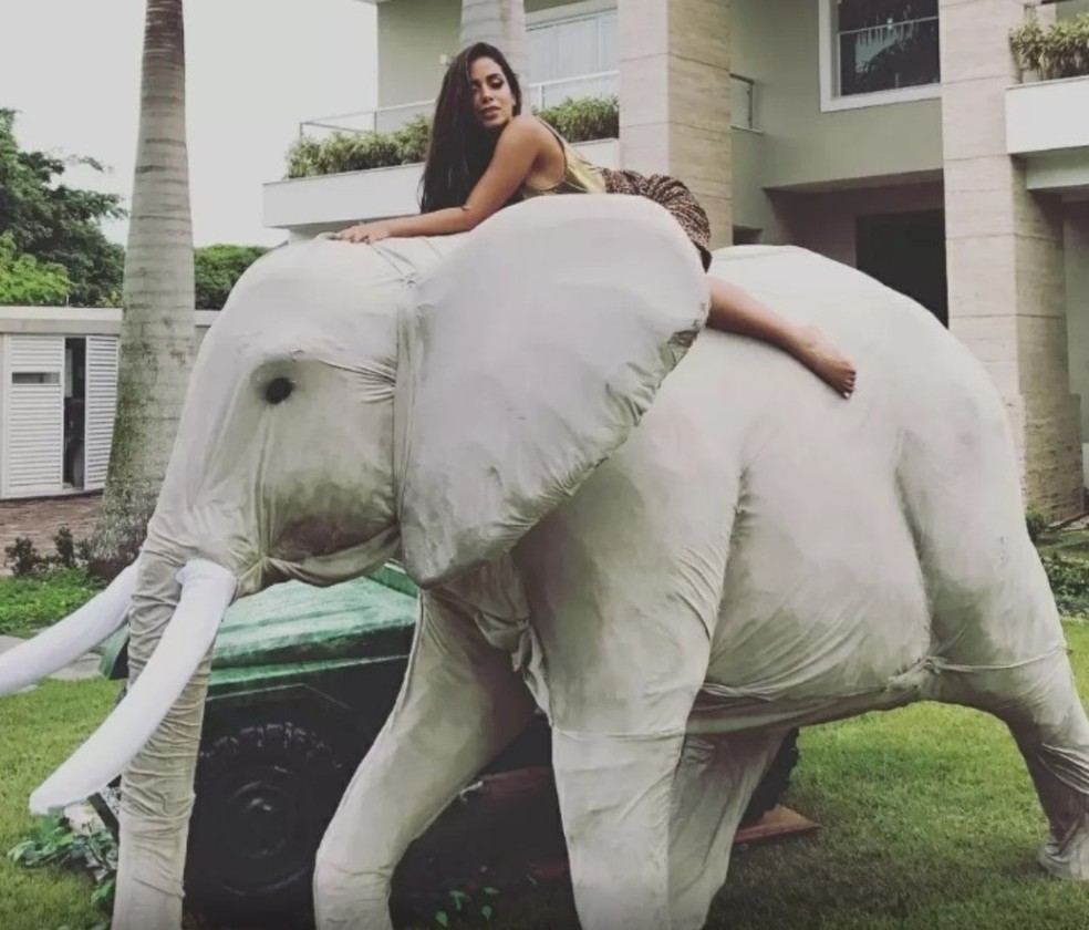 Anitta dava muitas festas em sua mansão no Rio de Janeiro — Foto: Reprodução Instagram