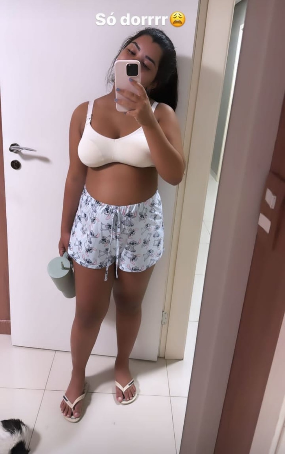 Ary Mirelle mostrou corpo pós-parto — Foto: Reprodução Instagram