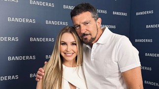 Carla Diaz posa com Antonio Banderas — Foto: Reprodução/Instagram