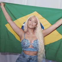 Beyoncé no Brasil — Foto: Reprodução