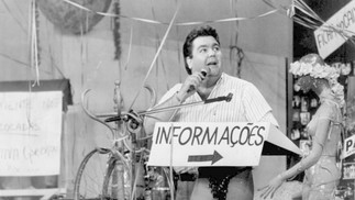 Fausto Silva na época do “Perdidos na noite”, sucesso da década de 1980 — Foto: Arquivo