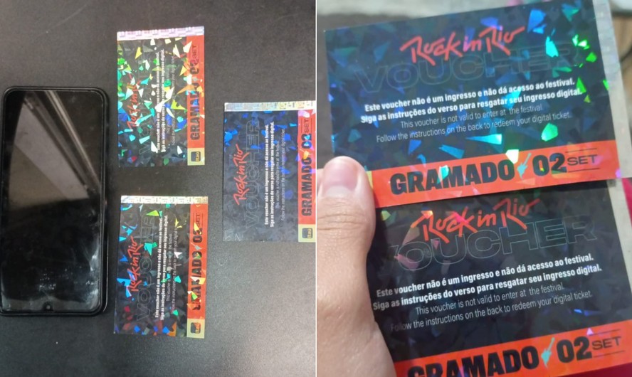 Polícia prende cambistas com vouchers para o Rock in Rio