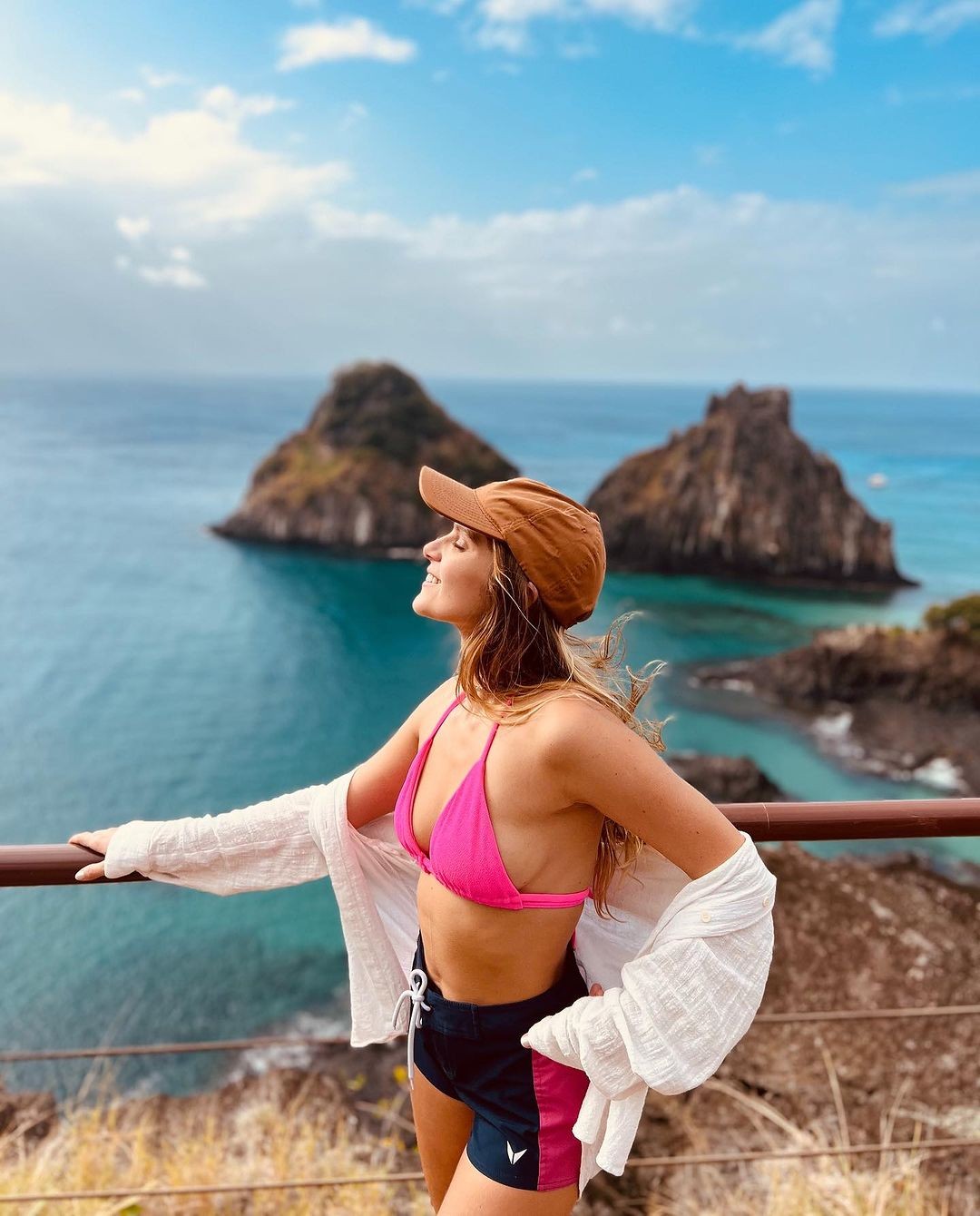 Isabella Santoni em Fernando de Noronha — Foto: Reprodução Instagram