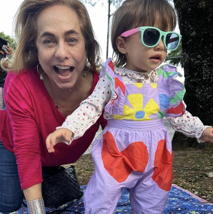 Cissa Guimarães com a neta caçula, Filipa — Foto: Reprodução Instagram