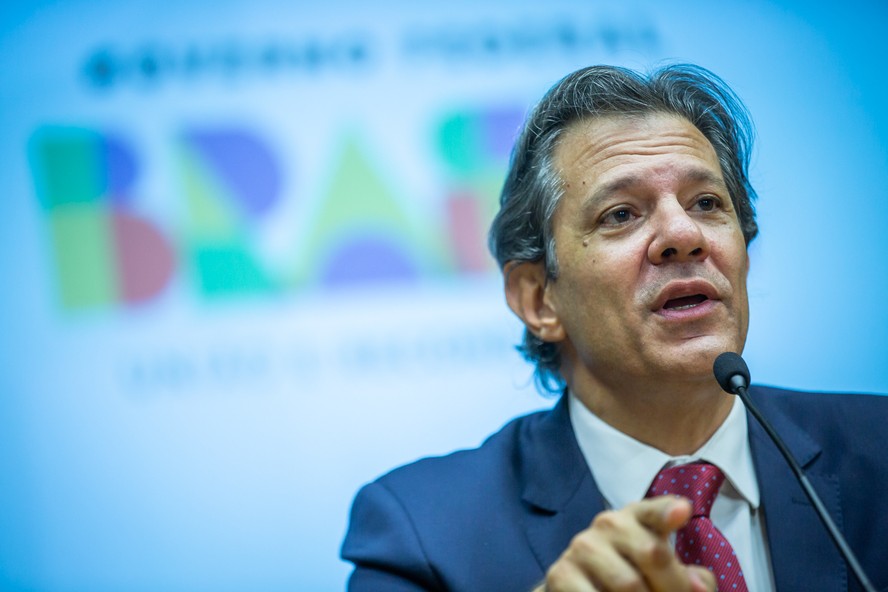 O ministro da Fazenda, Fernando Haddad