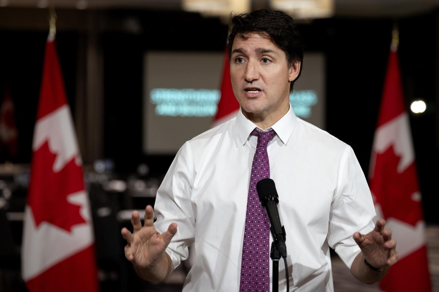 O primeiro-ministro do Canadá, Justin Trudeau