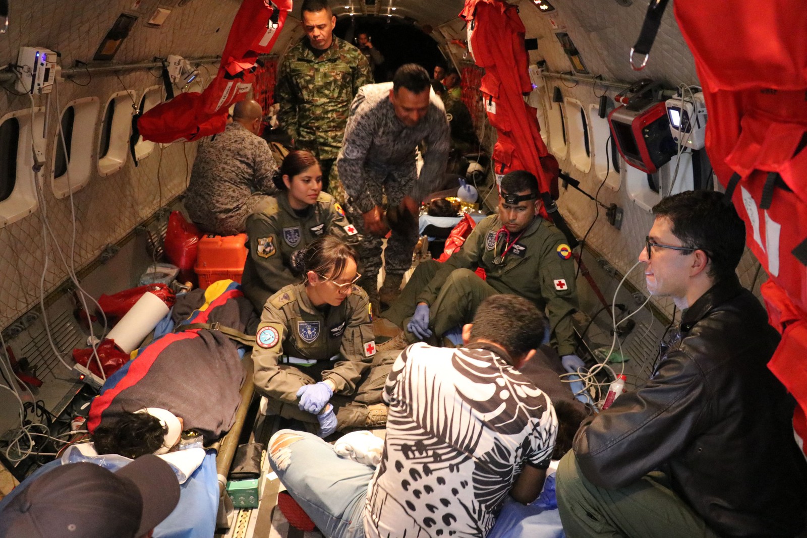 Crianças ficaram 40 dias perdidas na floresta, na Colômbia — Foto: AFP/Força Aérea Colombiana