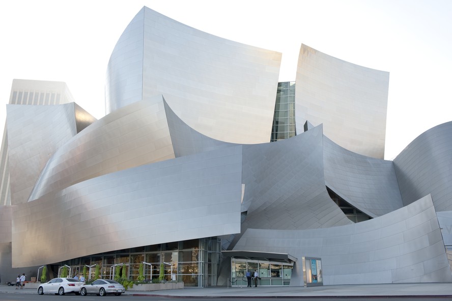 Foto do Walt Disney Concert Hall, em Los Angeles