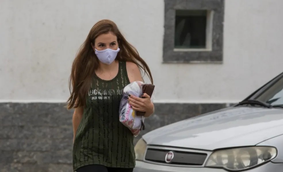 Suzane von Richthofen deixa penitenciária graças a benefício de saída temporária, em 2020 — Foto: Edilson Dantas/Agência O Globo