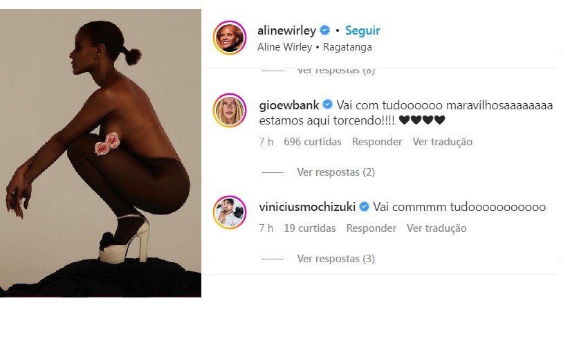 Aline Wirley ganhou a torcida de Giovanna Ewbank