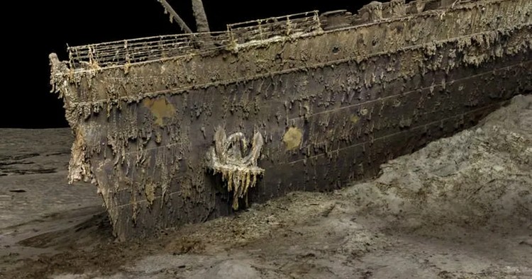 Destroços do Titanic estão a 3.800 metros de profundidade