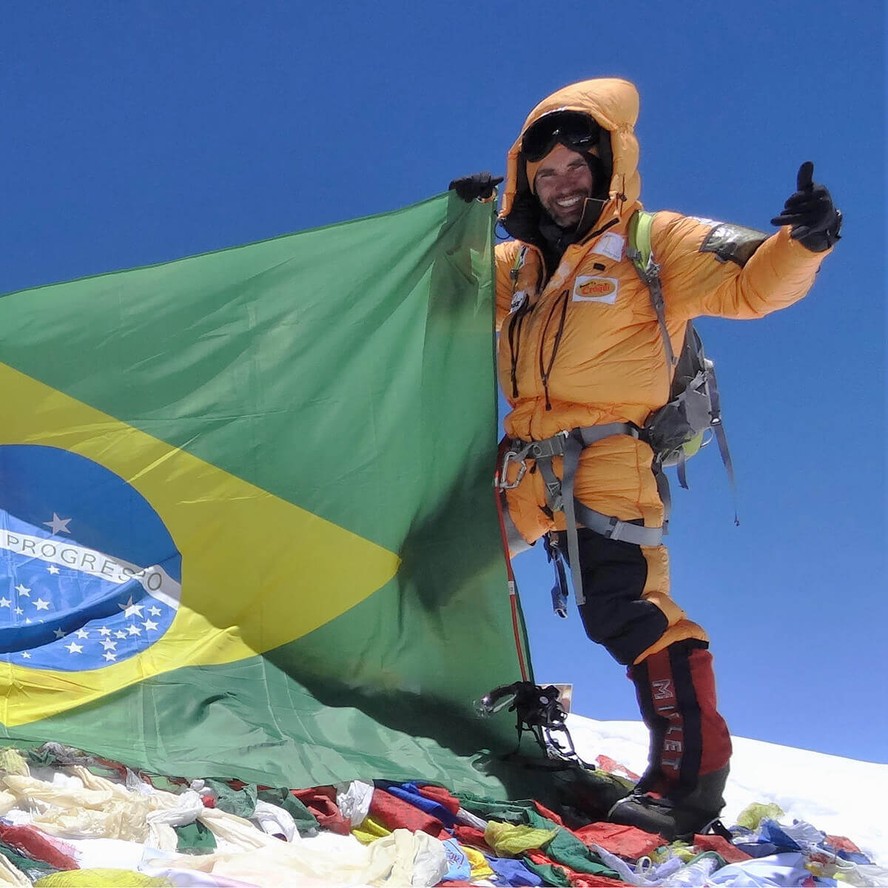 Parapentista brasileiro Rodrigo Raineri