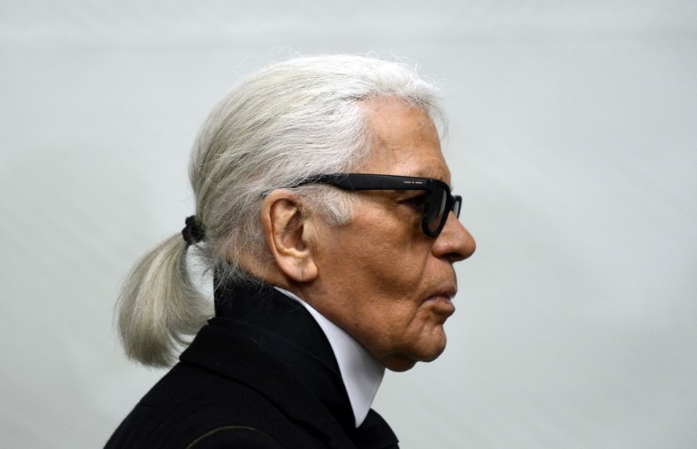 Karl Lagerfeld, em 2014 — Foto: Caroline Seidel/AFP