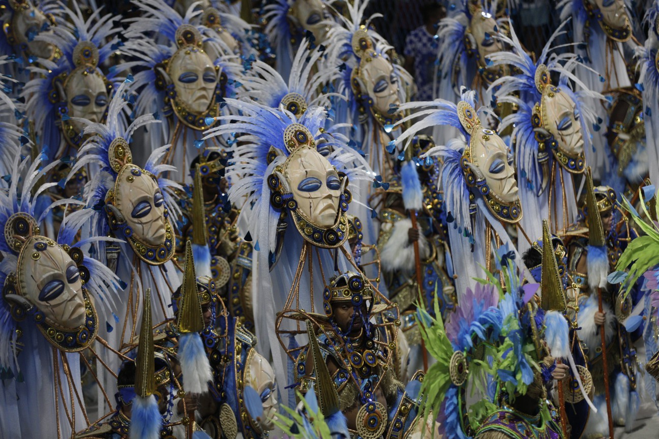Desfile da Beija-flor de Nilópolis — Foto: Alexandre Cassiano