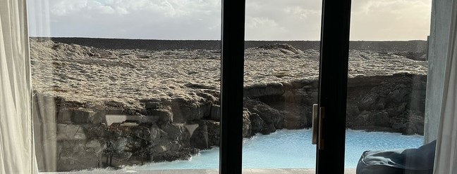 Alexandre Negrão e Elisa Zarzur ficaram no The Retreat at Blue Lagoon Iceland — Foto: Reprodução Instagram