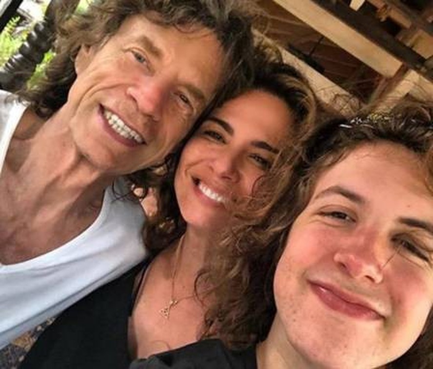 Mick Jagger, Luciana Gimenez e Lucas