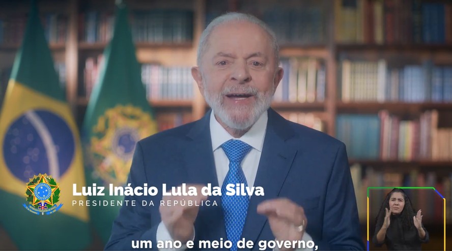 Lula faz pronunciamento na TV