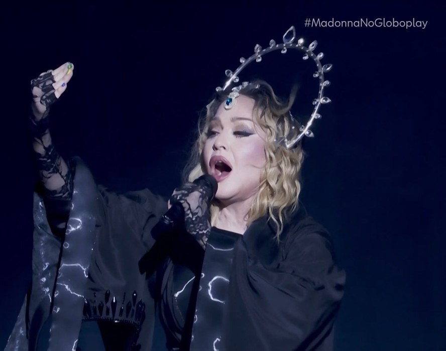 Madonna em show na Praia de Copacabana