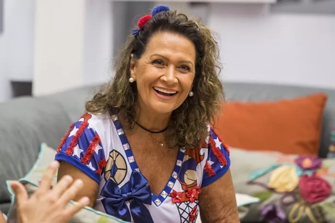 Ieda, do "BBB 17", foi a participante mais velha a chegar a uma final do reality. Aos 70 anos, ela disputou a decisão com Emilly e Vivian — Foto: Reprodução/TV Globo