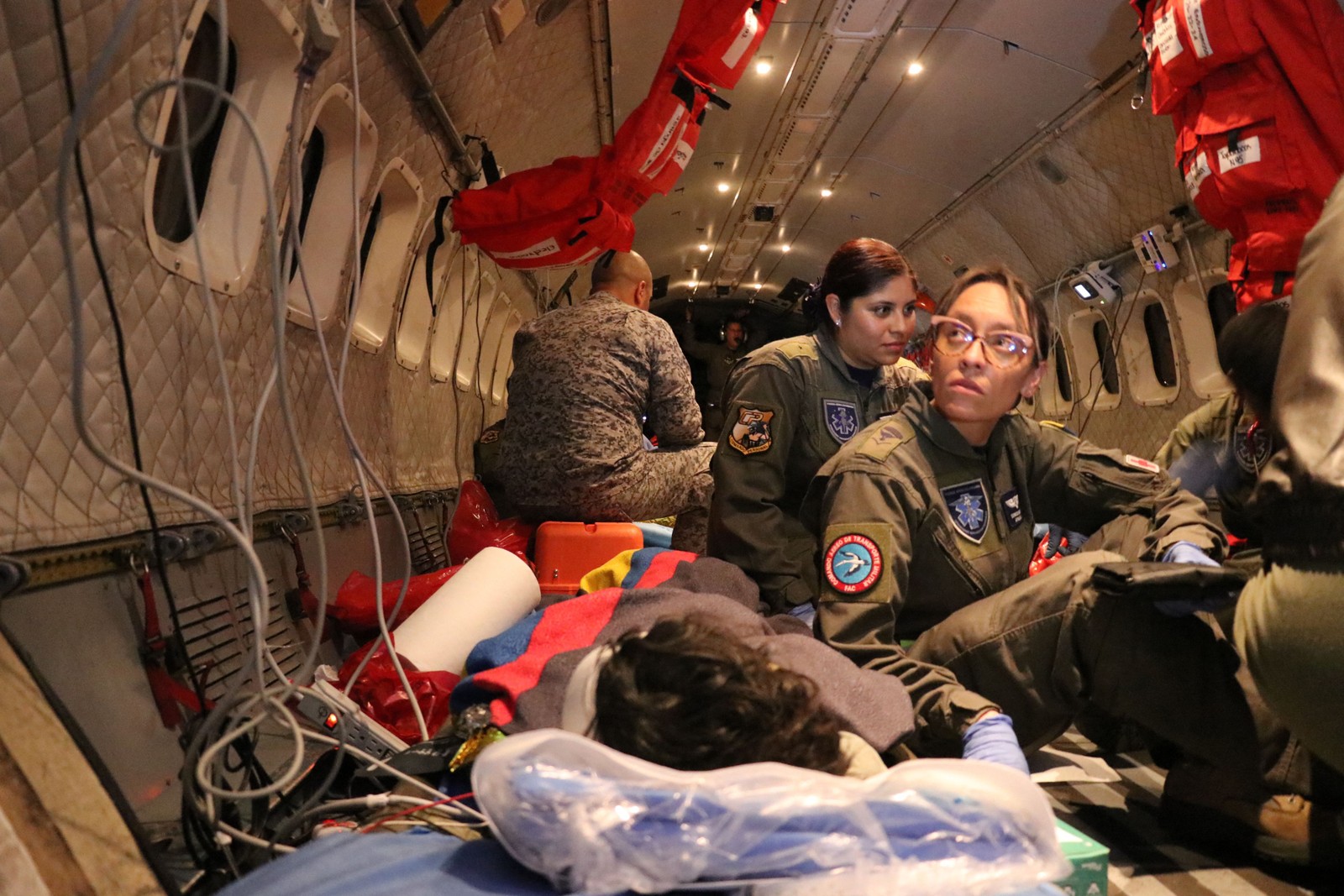 Crianças ficaram 40 dias perdidas na floresta, na Colômbia — Foto: AFP/Força Aérea Colombiana