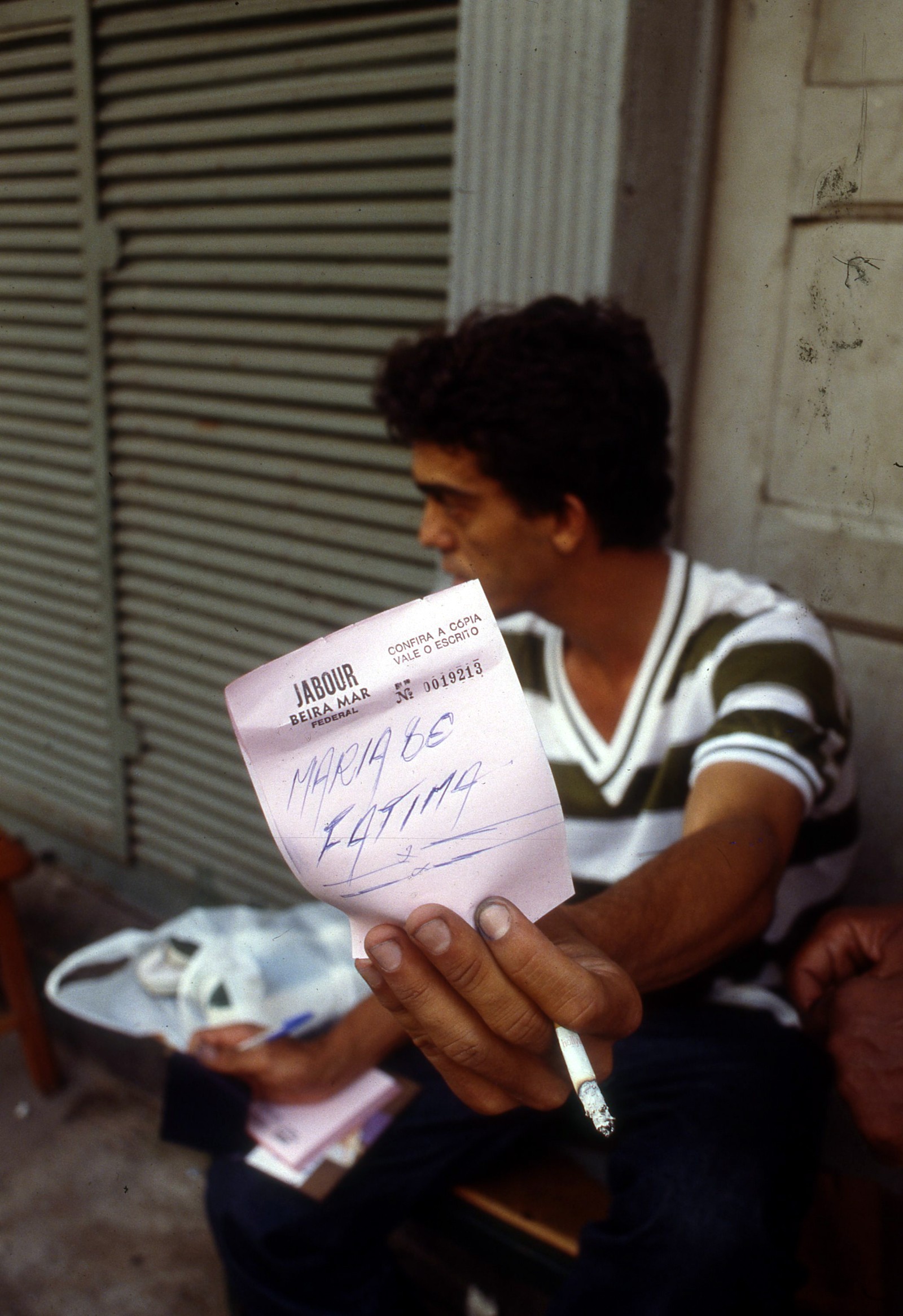 Apostas em banca do jogo do bicho sobre quem matou a vilã Odete Roitman — Foto: Claudia Dantas/Agência O Globo