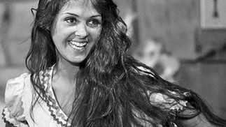 Elizangela do Amaral em “Cavalo de aço”, em 1973, — Foto: Arquivo