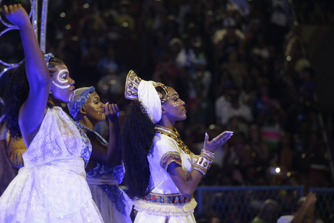 "Um defeito de cor" é o enredo da Portela neste carnaval — Foto: Alexandre Cassiano