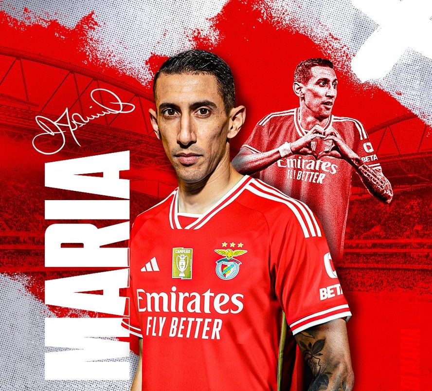 Di María volta ao Benfica após 13 anos