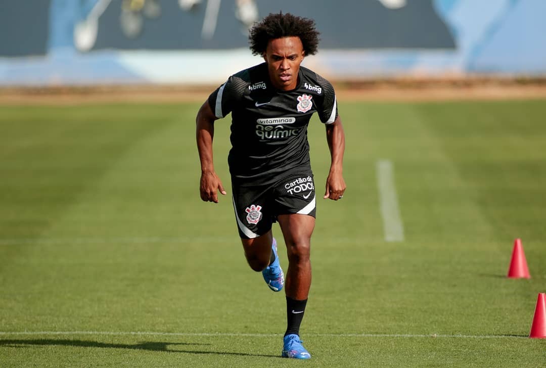 Em 2021, Willian voltou ao Corinthians após se destacar na Premier League por Chelsea e Arsenal — Foto: Reprodução/Instagram