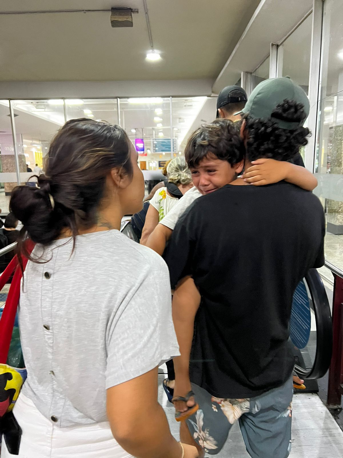 Pânico na Rodoviária Novo Rio — Foto: Thayssa Rios