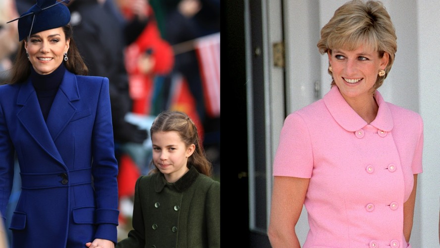 Filha de Kate Middleton com príncipe William, Charlotte foi comparada à avó, princesa Diana