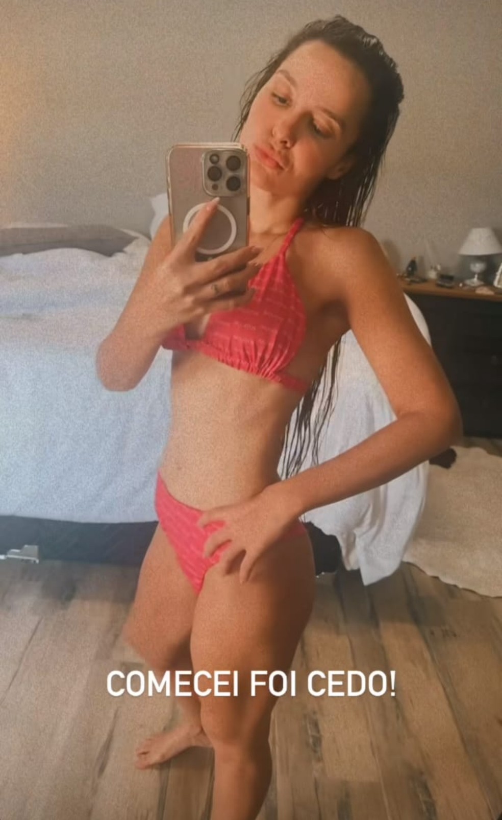 Maiara postou nova foto de biquíni após ser alvo de crítica sobre o corpo — Foto: Reprodução Instagram