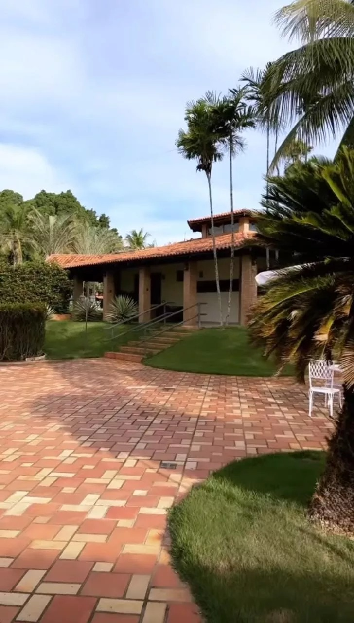 A fazenda de Zezé de Camargo em Goiás — Foto: Reprodução