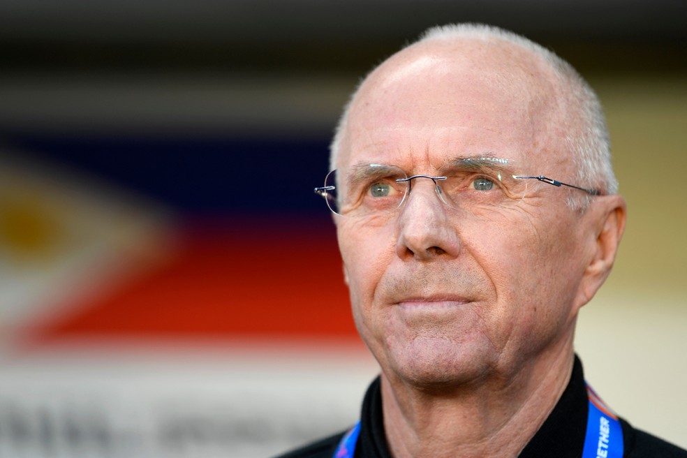 Sven-Goran Eriksson revelou ter câncer terminal — Foto: Khaled DESOUKI / AFP