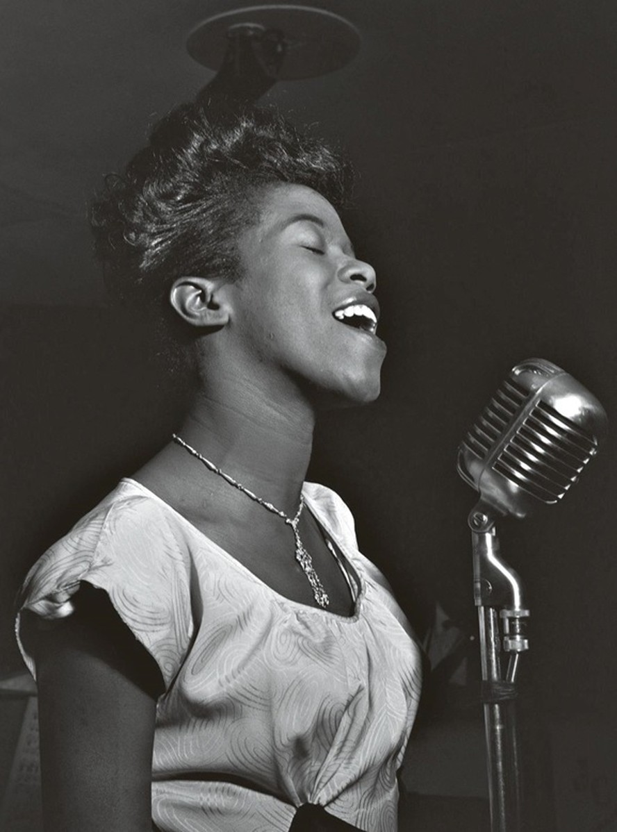 A cantora americana Sarah Vaughan, em imagem de 1946: ela faria 100 anos em 27 de março de 2024