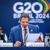Fernando Haddad, ministro da Fazenda, em reunião dos ministros de Finanças e governadores de Bancos Centrais do G20 - Diogo Zacarias/Ministro da Fazenda