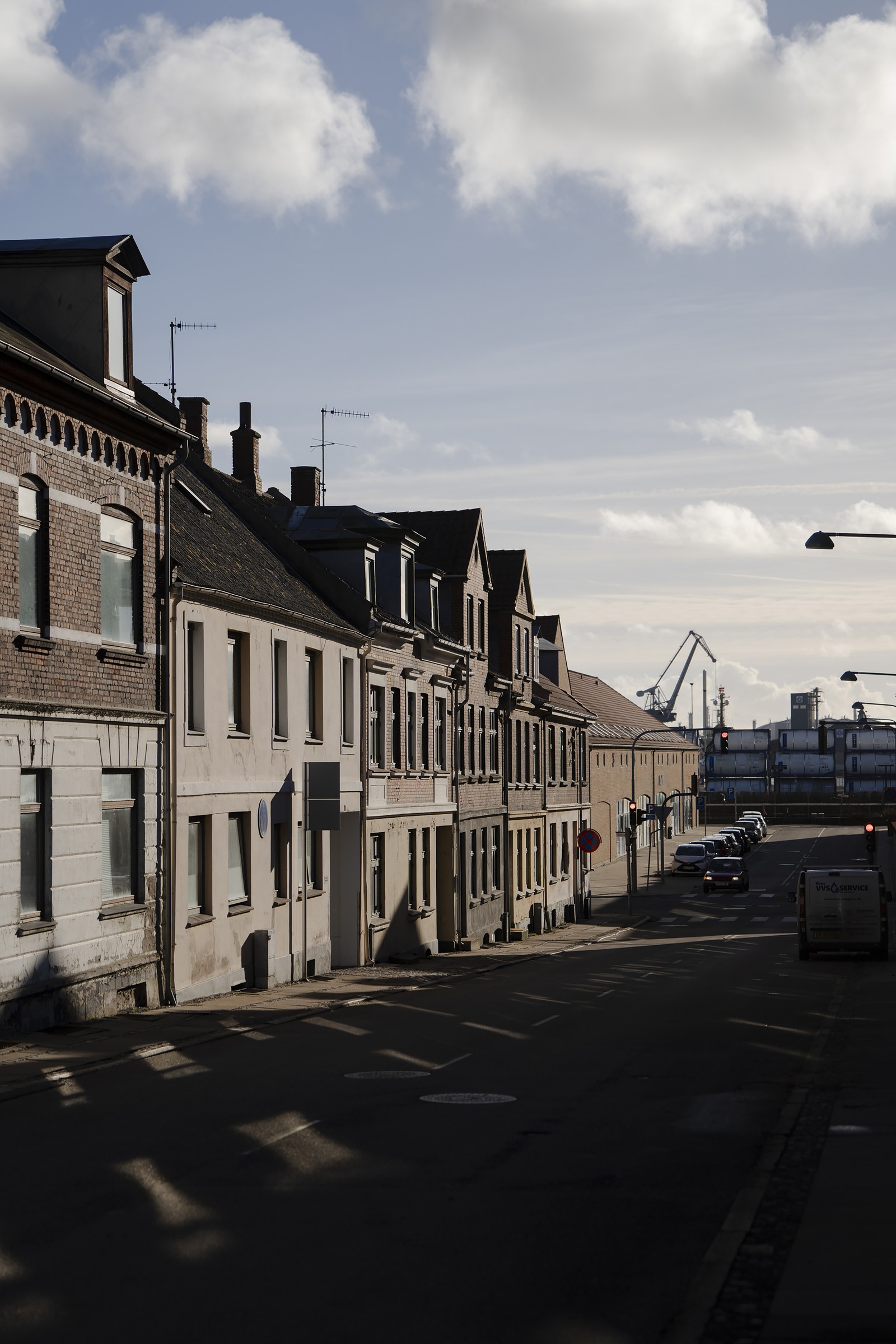As ruas em Kalundborg — Foto: Charlotte de la Fuente/The New York Times